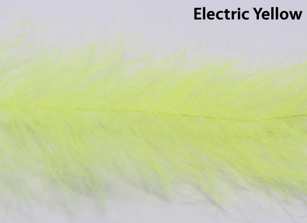 Frenzy Fly Fiber Brush Electric Yellow Frenzy Fly Fiber Brush Electric Yellow